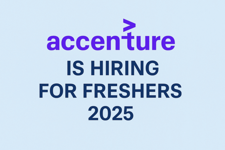 Accenture off campus drive 2025