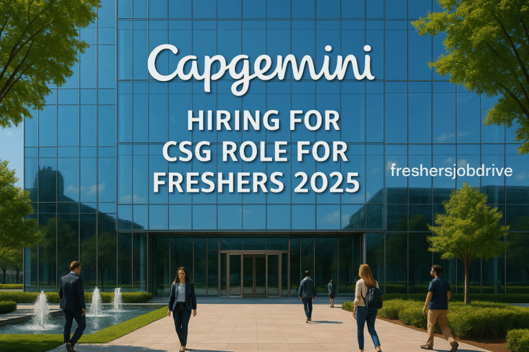 Capgemini off campus 2025
