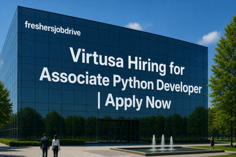 Virtusa Hiring for Associate Python Developer | Apply Now