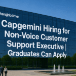 Capgemini Hiring for Non-Voice Customer Support Executive | Graduates Can Apply